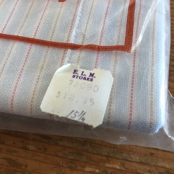 Vintage Deadstock JON MAURICE FASHION For ESSLEY 1970s striped button down shirt - Picture 3 of 12